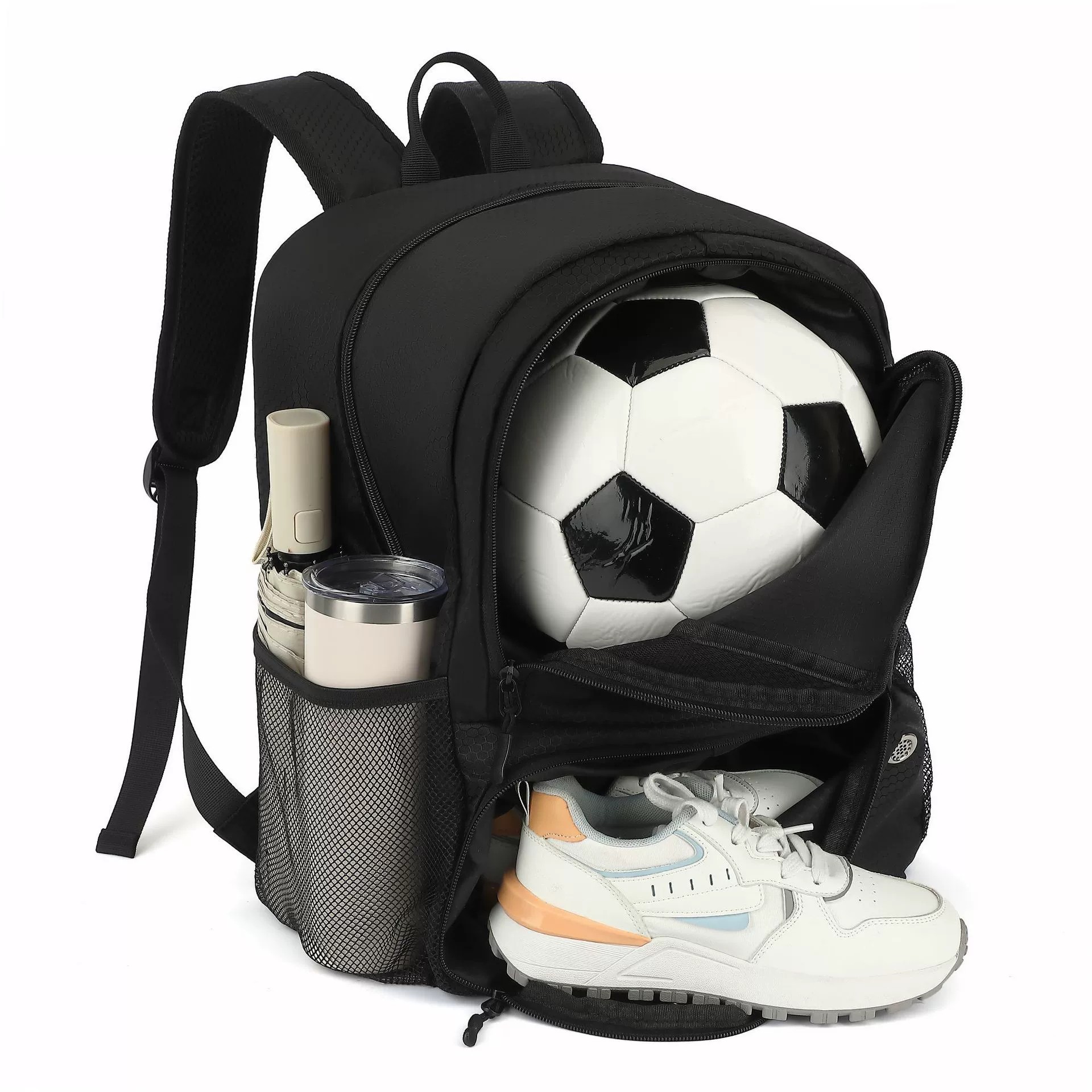 Sports Equipment Air China - Çift omuzlu futbol çantası, su geçirmez