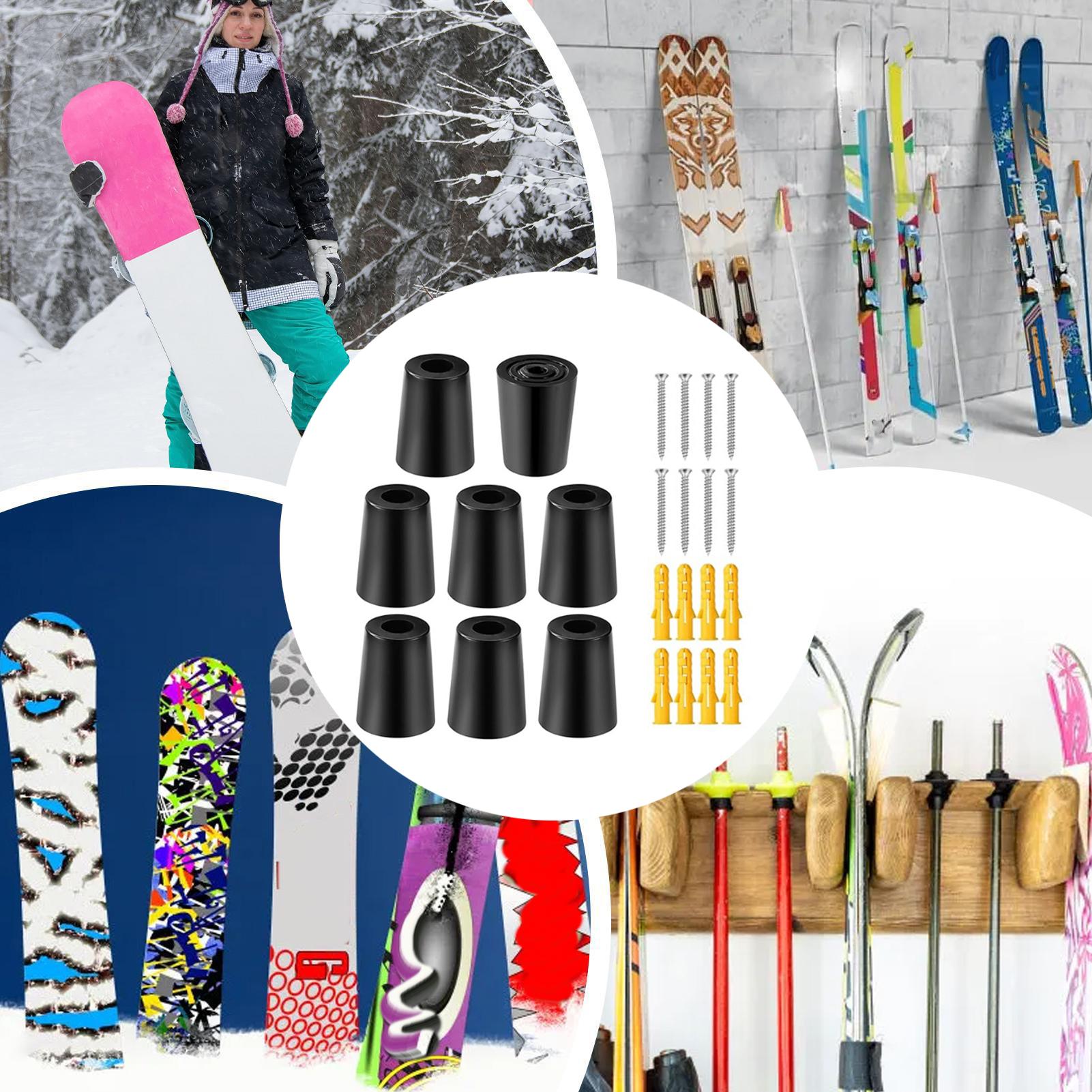 Sports Equipment Shop - Duvara Monte Kayak Askıları Dikey Snowboard