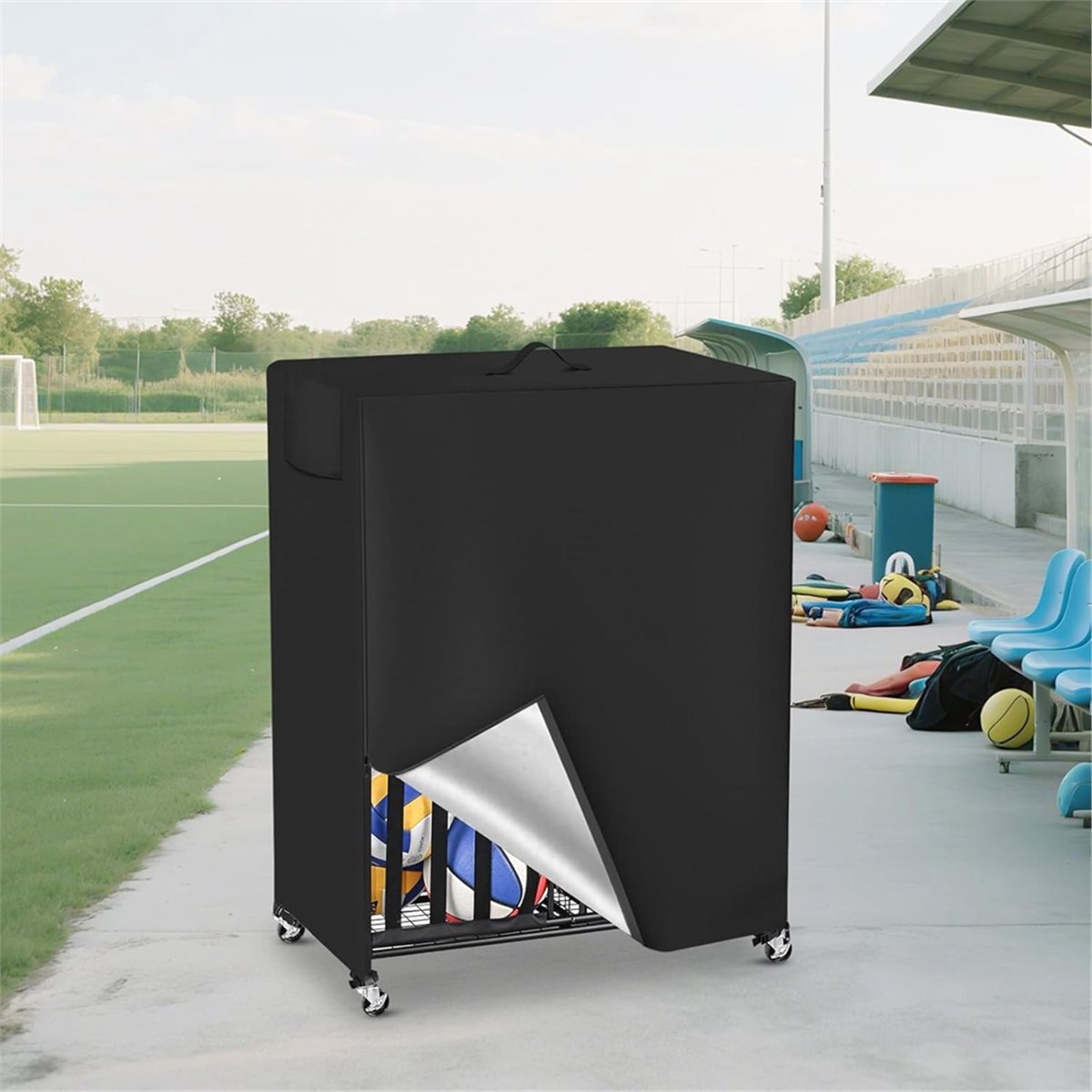 Basketbol Rafı Örtüsü Garaj Sp - Sports Equipment Organizer Rack incelemesi ve fiyatı