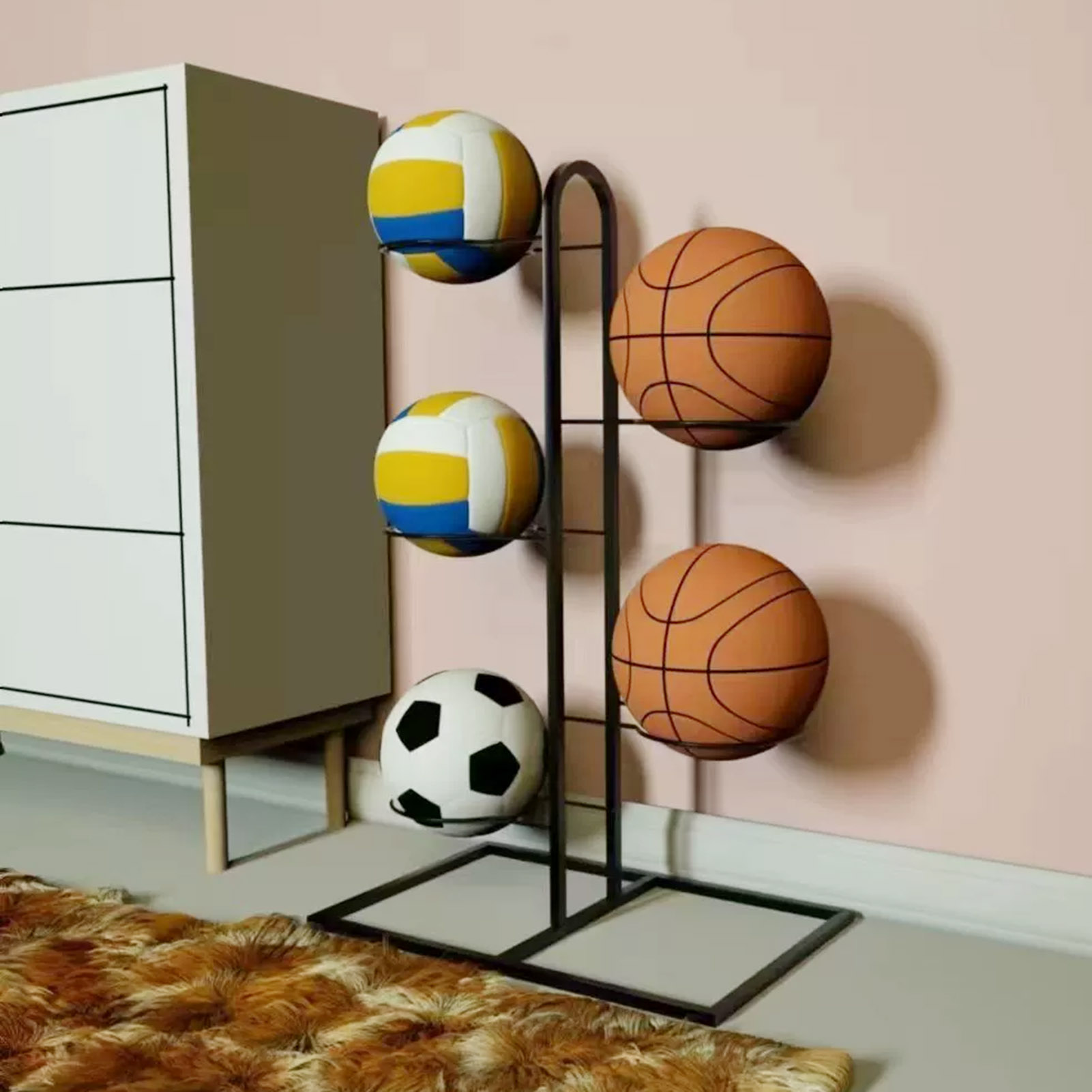 Katlanabilir Basketbol Rafı Ço - Sports Equipment Organizer Rack incelemesi ve fiyatı
