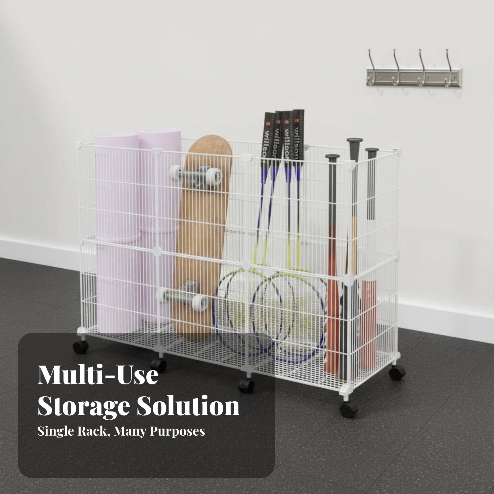 Spor Ekipmanları Saklama Araba - Sports Equipment Organizer Rack incelemesi ve fiyatı