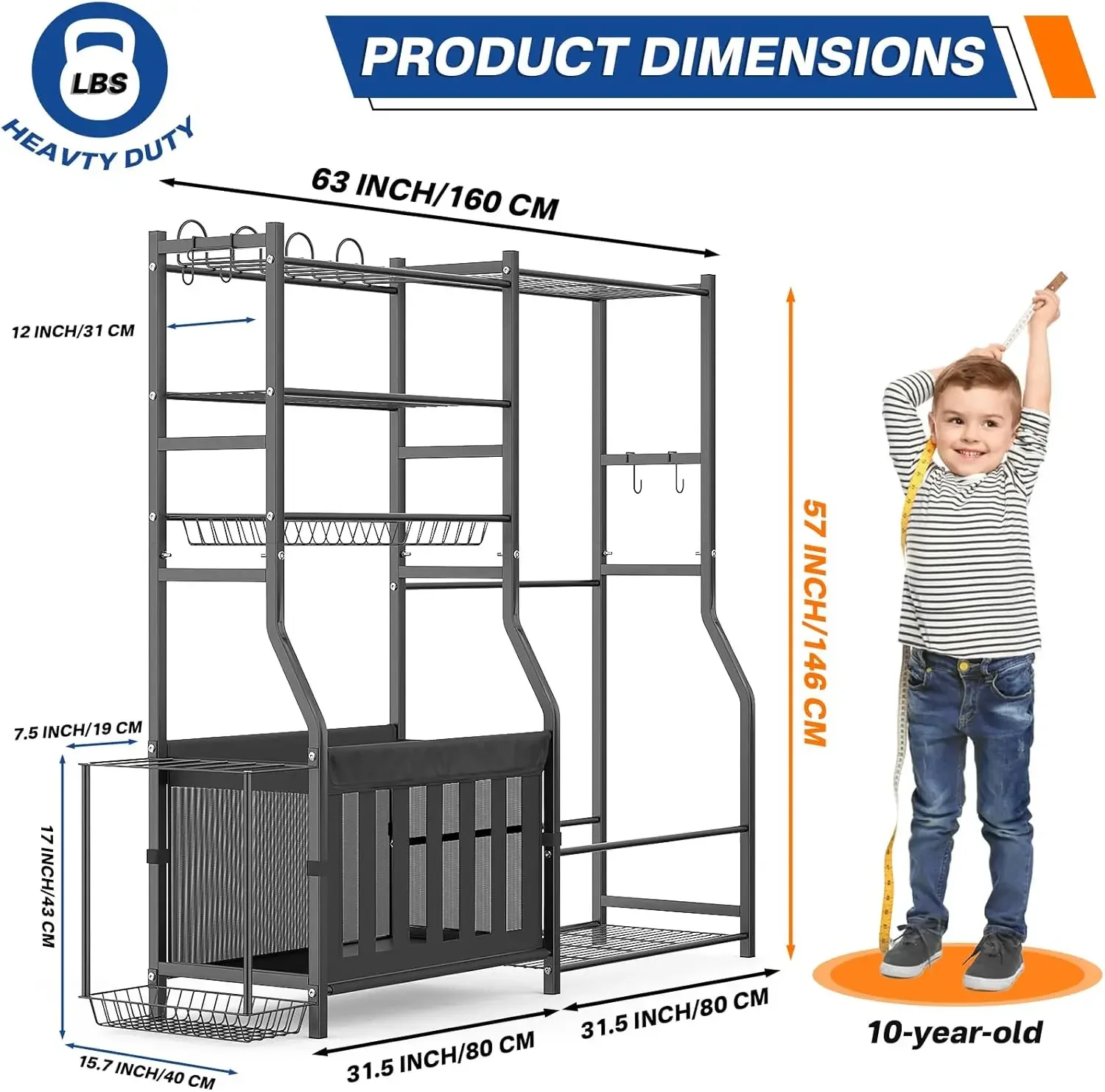 Ağır Hizmet Tipi Garaj Spor Ek - Sports Equipment Organizer Rack incelemesi ve fiyatı